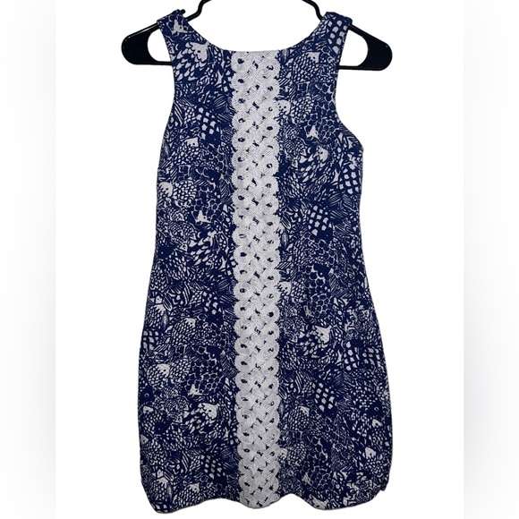 Lilly Pulitzer for Target Dresses & Skirts - Lilly Pulitzer for Target Sleeveless Blue and White Dress Upstream Koi Pattern